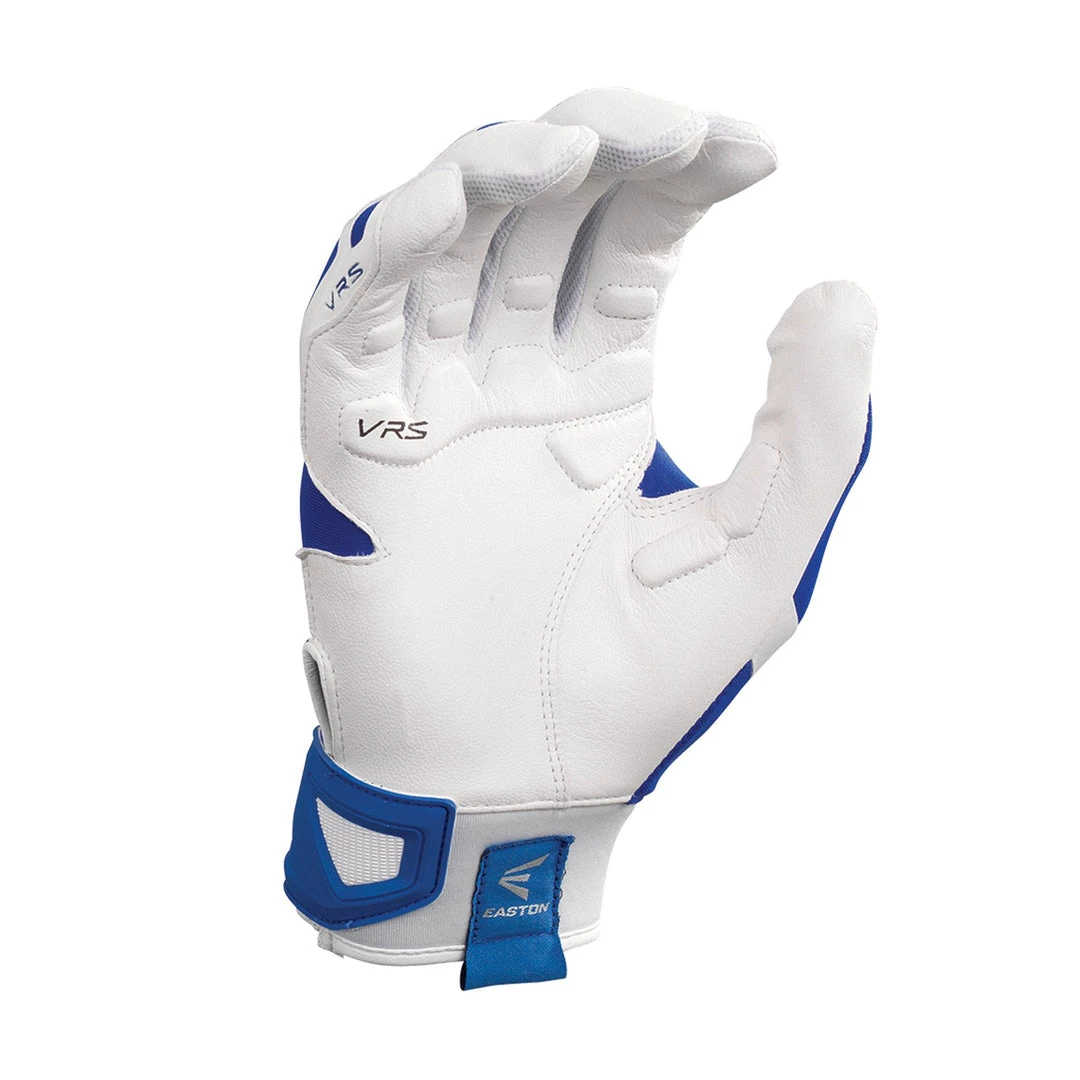 Easton ZF7 VRS Hyperskin Fastpitch Batting Gloves - White Royal 4 Easton ZF7 VRS Hyperskin Fastpitch Batting Gloves - White Royal