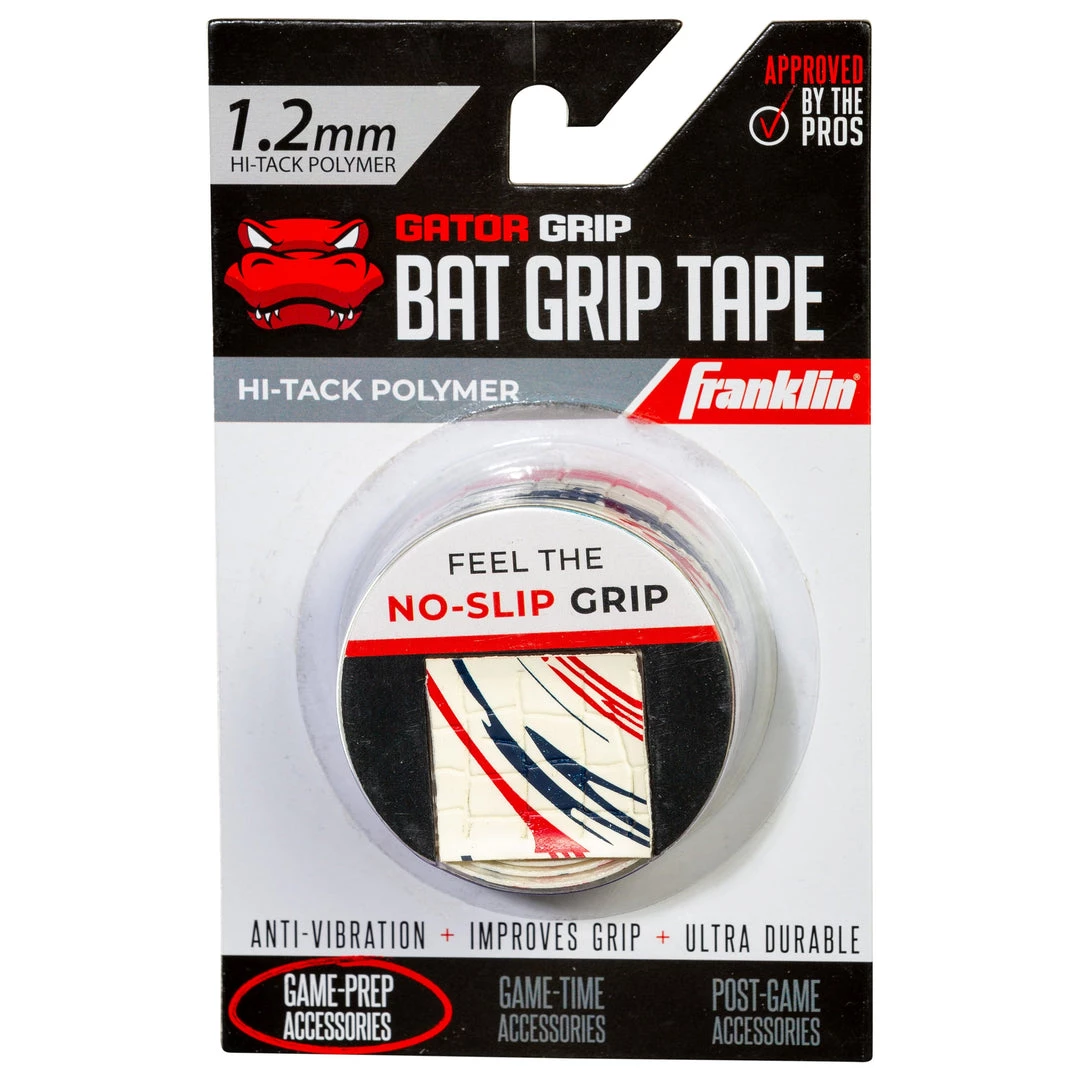 Franklin Sports Gator Grip Bat Grip Tape - USA 4 Franklin Sports Gator Grip Bat Grip Tape - USA