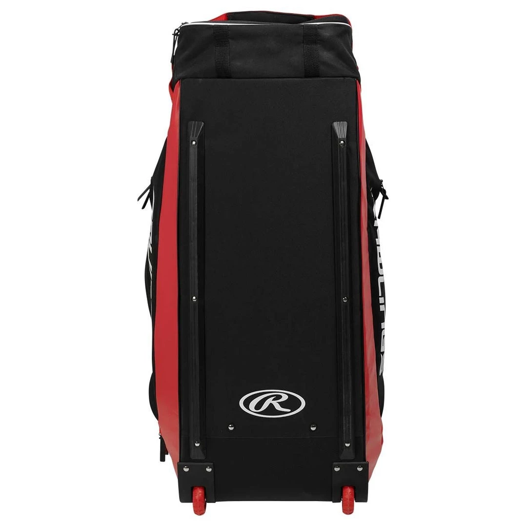 Rawlings R1502 Wheeled Equipment Bag - Scarlet 5 Rawlings R1502 Wheeled Equipment Bag - Scarlet