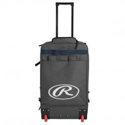 Rawlings R1801 Wheeled Catcher's Bag - Navy