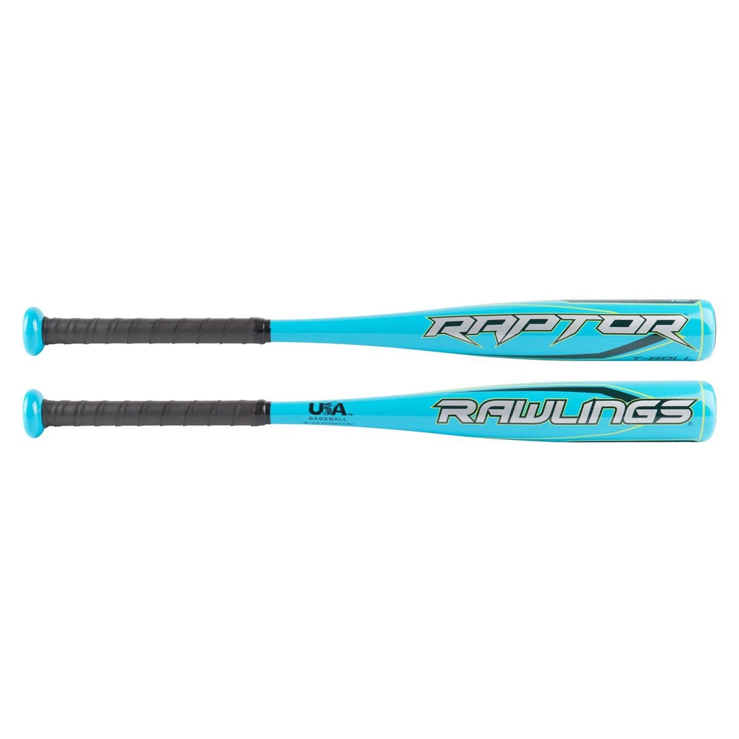 Rawlings 2022 Raptor USA Approved Tee Ball Bat (-12) - Gray Blue Baseball 3 Rawlings 2022 Raptor USA Approved Tee Ball Bat (-12) - Gray Blue Baseball