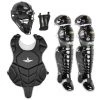 Baseball All-Star League Series CKCC79LS Youth Entry Level Catchers Gear Set (Ages 7-9) - Black