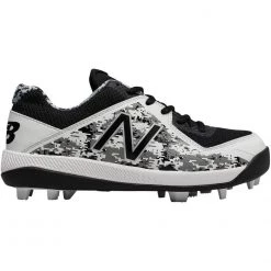 New Balance Youth J4040v4 Pedroia Molded Baseball Cleats - Black Camo