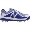 New Balance Youth J4040v4 Molded Baseball Cleats - Royal White 2 New Balance Youth J4040v4 Molded Baseball Cleats - Royal White
