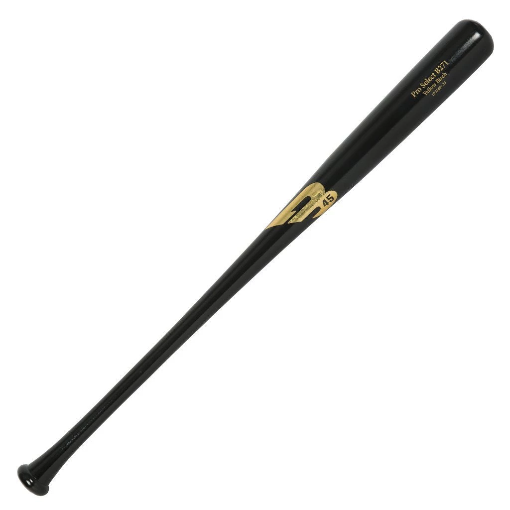 B45 Pro Select Stock B271 Birch Bat - Black 3 B45 Pro Select Stock B271 Birch Bat - Black
