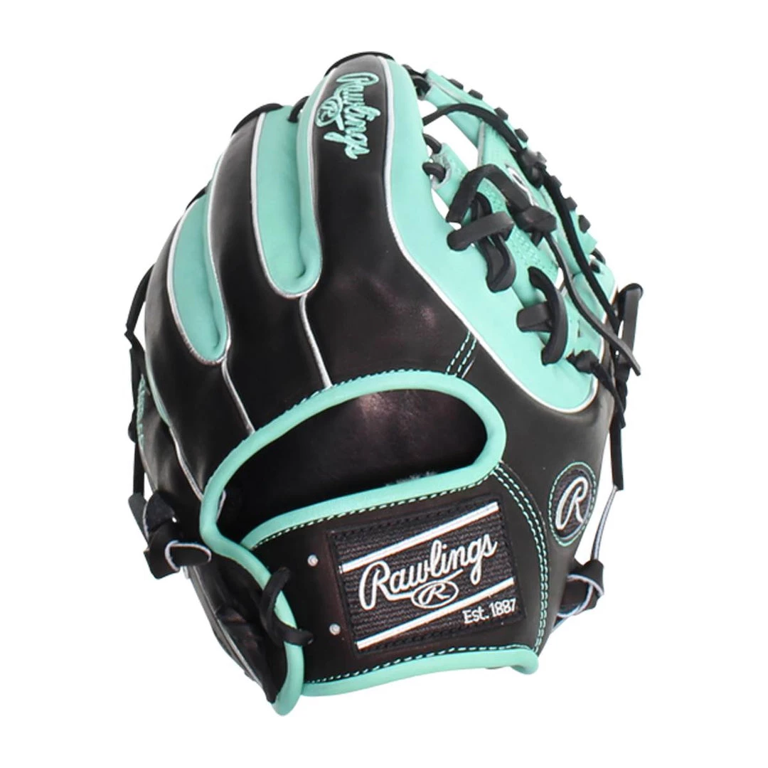 Rawlings 2021 Pro Preferred 11.75" Infield Glove - Black Green Baseball 3 Rawlings 2021 Pro Preferred 11.75" Infield Glove - Black Green Baseball