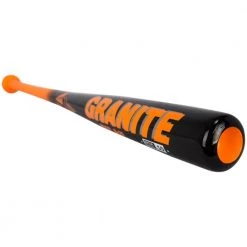 Pinnacle Sports Pinnacle Granite Adult Bamboo Hickory Bat - Orange Black