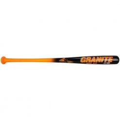 Pinnacle Sports Pinnacle Granite Adult Bamboo Hickory Bat - Orange Black