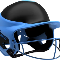 Rip-It Softball Vision Pro Helmet Away - Black Light Blue