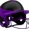 Rip-It Softball Vision Pro Helmet Away - Black Purple
