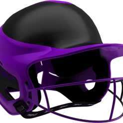 Rip-It Softball Vision Pro Helmet Away - Black Purple