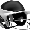 Rip-It Softball Vision Pro Helmet Away - Black White