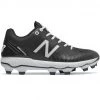 New Balance PL4040v5 Molded Cleats Low-Cut - Black White Baseball