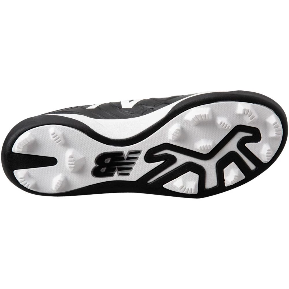 New Balance Youth J4040v5 Molded Baseball Cleats - Black White 5 New Balance Youth J4040v5 Molded Baseball Cleats - Black White