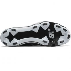 New Balance PL4040v5 Molded Cleats Low-Cut - Black White Baseball