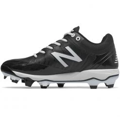 New Balance PL4040v5 Molded Cleats Low-Cut - Black White Baseball