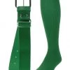 Baseball Twin City Belt Knee High Sock Combo - Kelly