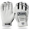 Baseball Franklin USA Softball CFX Pro Women's Batting Gloves - White Black