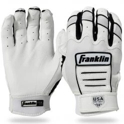 Baseball Franklin USA Softball CFX Pro Women's Batting Gloves - White Black