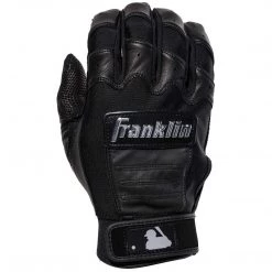 Franklin CFX Pro Chrome Adult Batting Gloves - Black