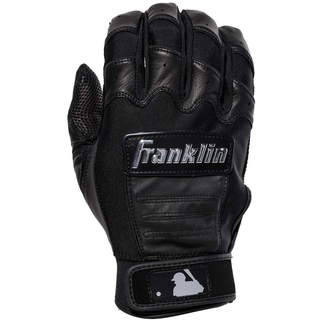 Franklin CFX Pro Chrome Adult Batting Gloves - Black 3 Franklin CFX Pro Chrome Adult Batting Gloves - Black