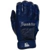 Franklin CFX Pro Chrome Adult Batting Gloves - Navy 2 Franklin CFX Pro Chrome Adult Batting Gloves - Navy