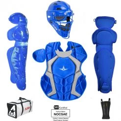 Baseball All-Star Player's Series Certified NOCSAE Catcher's Set (Ages 12-16) - Royal
