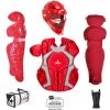 Baseball All-Star Player's Series Certified NOCSAE Catcher's Set (Ages 12-16) - Scarlet