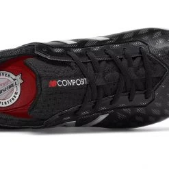 New Balance COMPv1 TPU Molded Cleats Low Cut - Black White Baseball