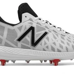 New Balance COMPv1 TPU Molded Cleat Low-Cut - White Black Silver