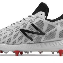 New Balance COMPv1 TPU Molded Cleat Low-Cut - White Black Silver