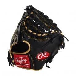 Baseball Rawlings 2021 R9 Series 27.00" Catcher's Training Mitt R9TRCM - Black Gold