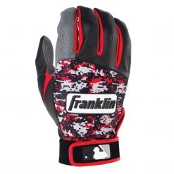 Franklin Digitek Batting Gloves - Black Red Camo