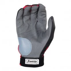 Franklin Digitek Youth Batting Gloves - Black Red Camo