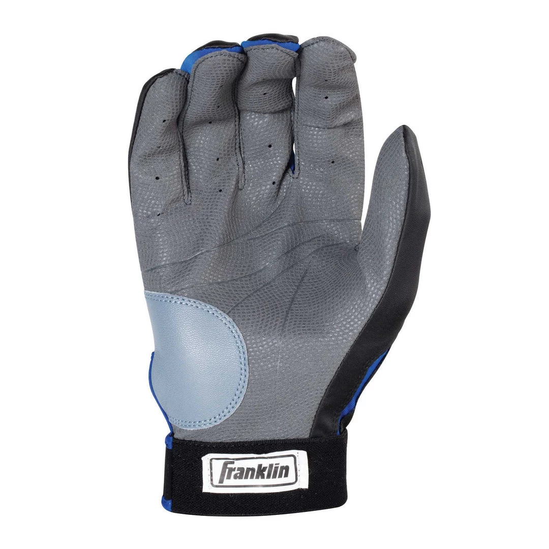 Franklin Digitek Youth Batting Gloves - Black Royal Camo 4 Franklin Digitek Youth Batting Gloves - Black Royal Camo