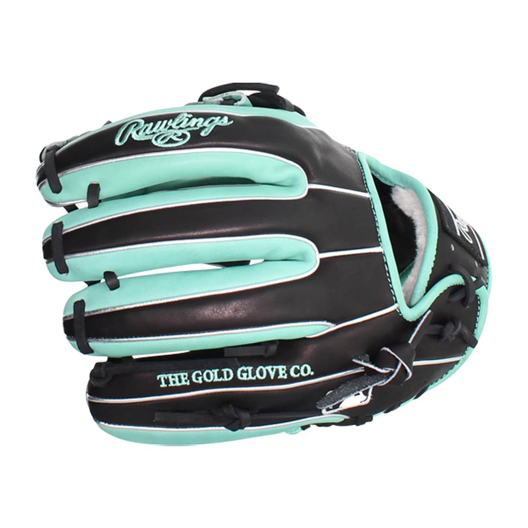 Rawlings 2021 Pro Preferred 11.75" Infield Glove - Black Green Baseball 6 Rawlings 2021 Pro Preferred 11.75" Infield Glove - Black Green Baseball