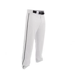 Easton Youth Rival 2 Piped Baseball Pants - White Black