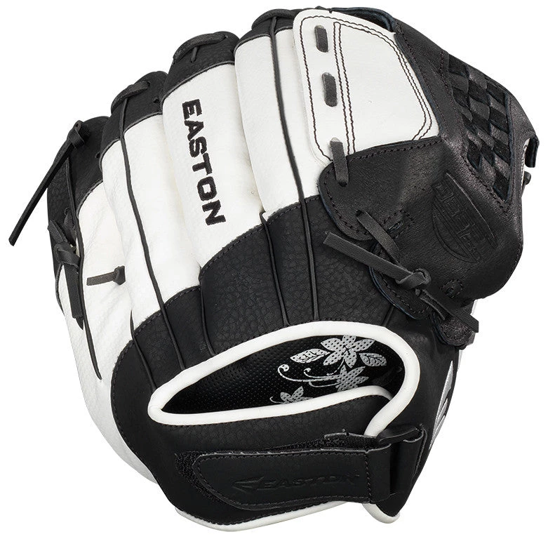 Easton Z-Flex ZFXFP 1100BKWH 11.00" Utility Fastpitch Glove - Black White Softball 3 Easton Z-Flex ZFXFP 1100BKWH 11.00" Utility Fastpitch Glove - Black White Softball