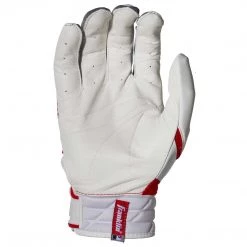 Franklin's Freeflex Pro Adult Batting Gloves - White Red