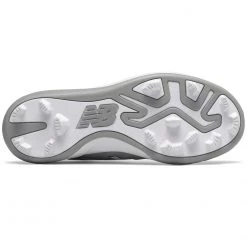 New Balance Youth J4040v5 Molded Baseball Cleats - Gray White