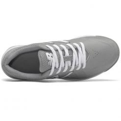 New Balance Youth J4040v5 Molded Baseball Cleats - Gray White