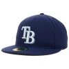 New Era MLB Authentic Cap Tampa Bay Rays On-Field Game Light Navy