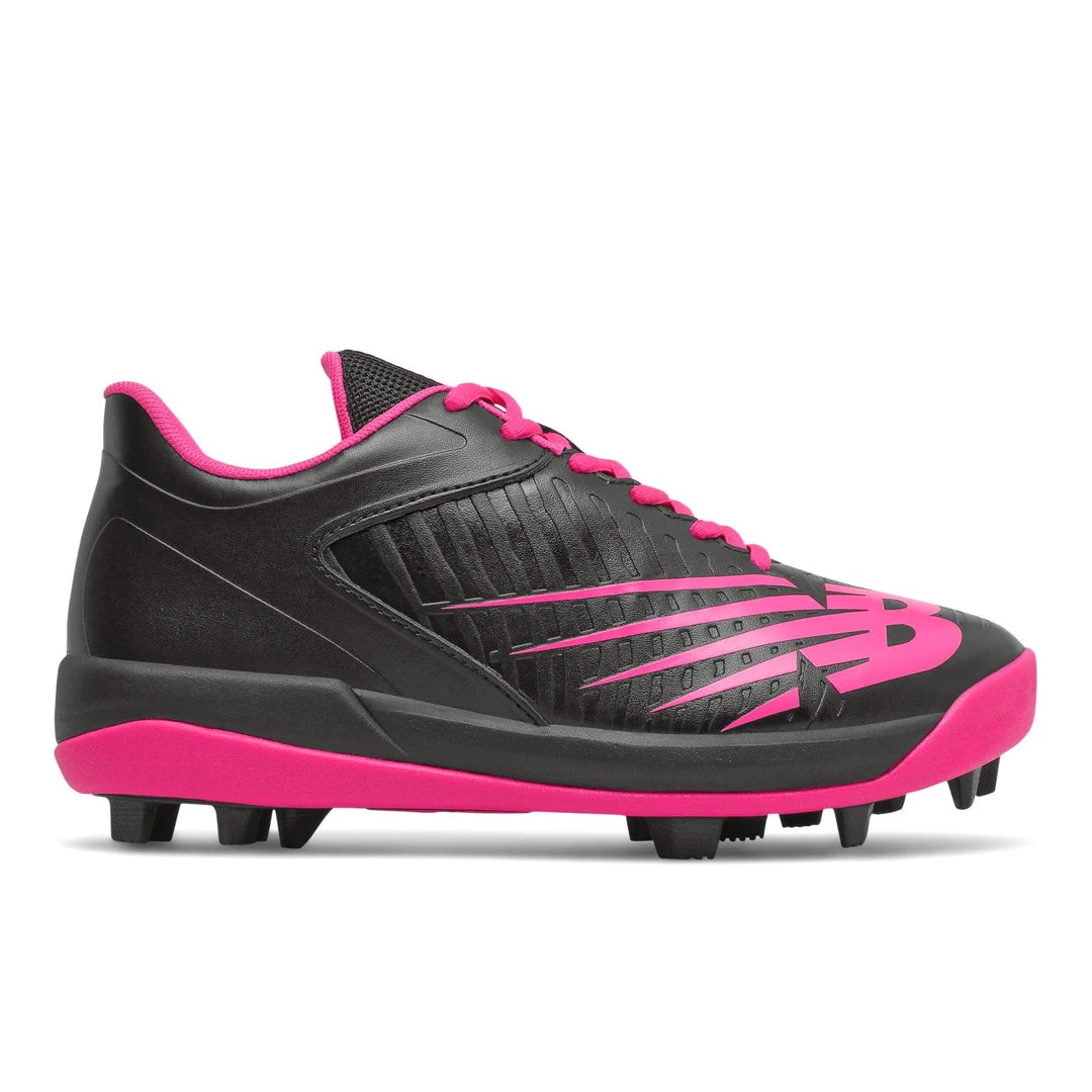 New Balance FuelCell New Balance Youth J4040v6 Low Rubber Molded Cleat - Black Pink 3 New Balance FuelCell New Balance Youth J4040v6 Low Rubber Molded Cleat - Black Pink