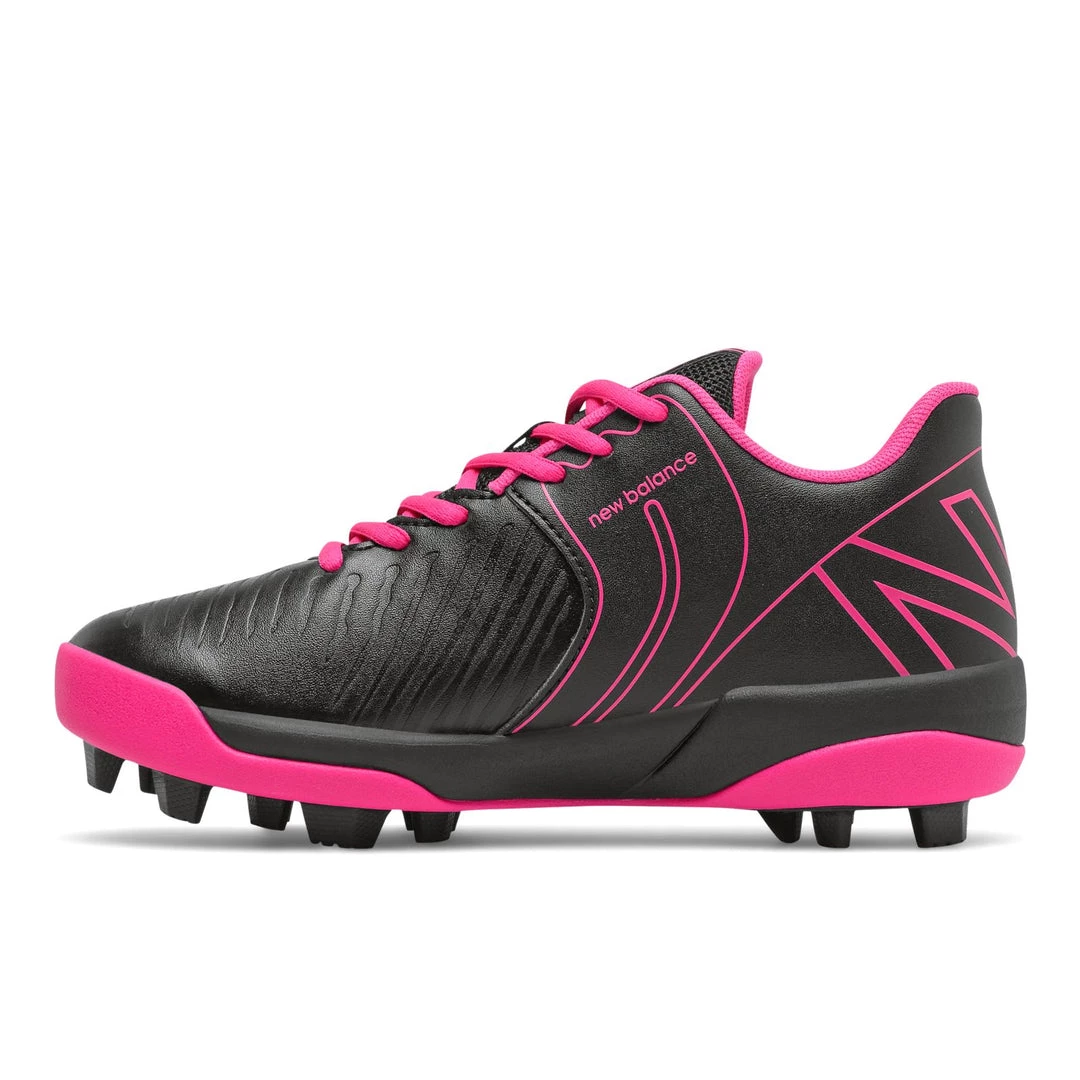 New Balance FuelCell New Balance Youth J4040v6 Low Rubber Molded Cleat - Black Pink 5 New Balance FuelCell New Balance Youth J4040v6 Low Rubber Molded Cleat - Black Pink