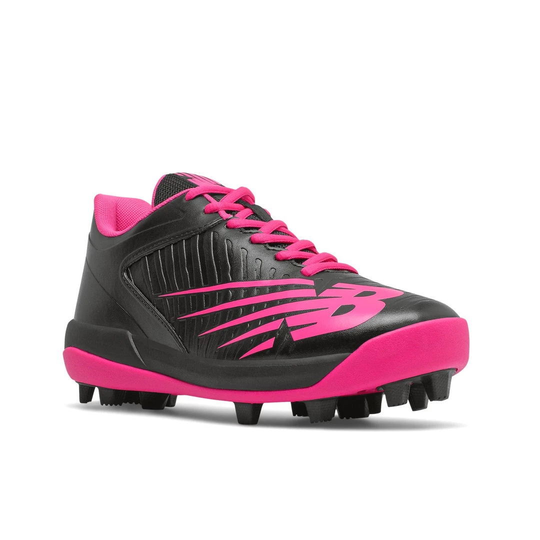 New Balance FuelCell New Balance Youth J4040v6 Low Rubber Molded Cleat - Black Pink 4 New Balance FuelCell New Balance Youth J4040v6 Low Rubber Molded Cleat - Black Pink