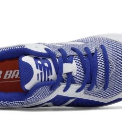 New Balance Youth J4040v4 Molded Baseball Cleats - Royal White 9 New Balance Youth J4040v4 Molded Baseball Cleats - Royal White