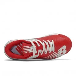 New Balance FuelCell New Balance Youth J4040v6 Low Rubber Molded Cleat - Red White