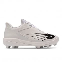 New Balance FuelCell New Balance Youth J4040v6 Low Rubber Molded Cleat - White Black