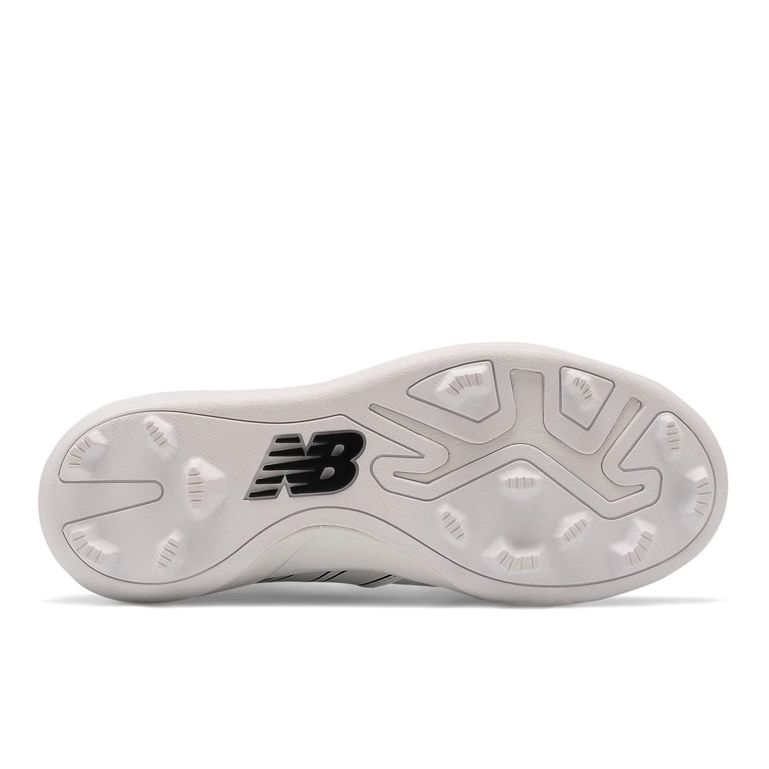 New Balance FuelCell New Balance Youth J4040v6 Low Rubber Molded Cleat - White Black 6 New Balance FuelCell New Balance Youth J4040v6 Low Rubber Molded Cleat - White Black