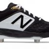 New Balance 3000v4 Fresh Foam Metal Cleats Low Cut - Black White Baseball 2 New Balance 3000v4 Fresh Foam Metal Cleats Low Cut - Black White Baseball